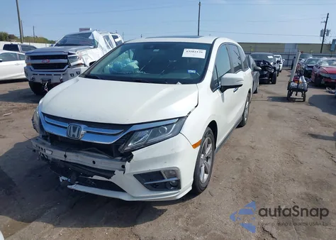 2018 Honda Odyssey Ex-L from USA, damaged, VIN 5FNRL6H7XJB032802